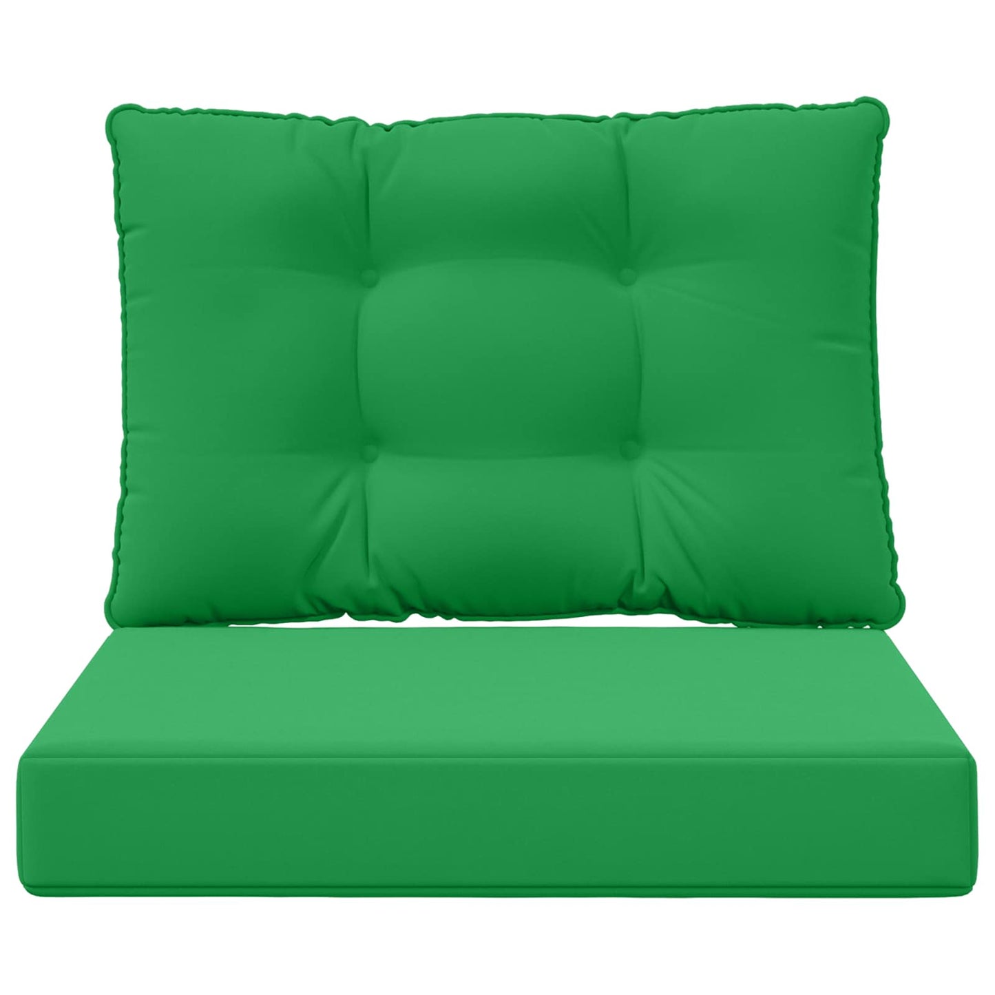 Cuscino per divano da esterno 2 pcs Verde Poliestere
