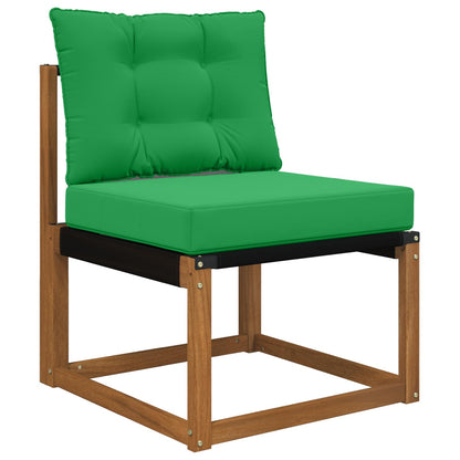 Cuscino per divano da esterno Poliestere Verde 60 x 50,5 x 8 cm