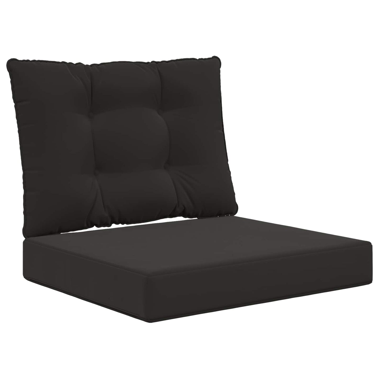 Cuscino per divano da esterno 2 pcs Nero Poliestere | homemem39