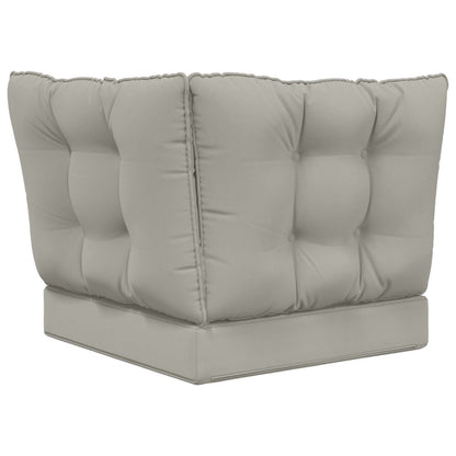 Cuscino per divano da esterno Poliestere Grigio 60 x 40 x 10 cm | homemem39