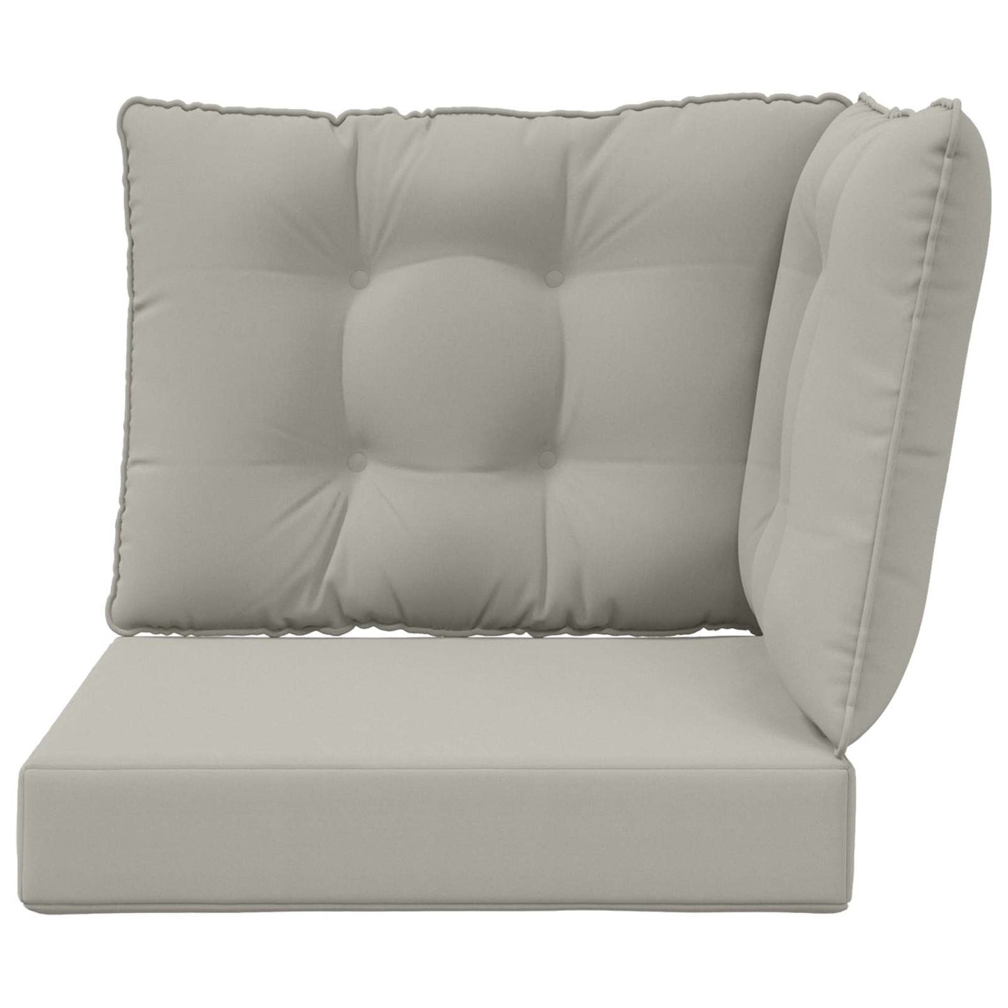 Cuscino per divano da esterno Poliestere Grigio 60 x 40 x 10 cm | homemem39