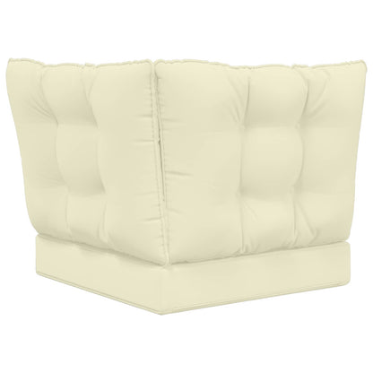 Cuscino per divano da esterno Poliestere Crema 60 x 40 x 10 cm | homemem39
