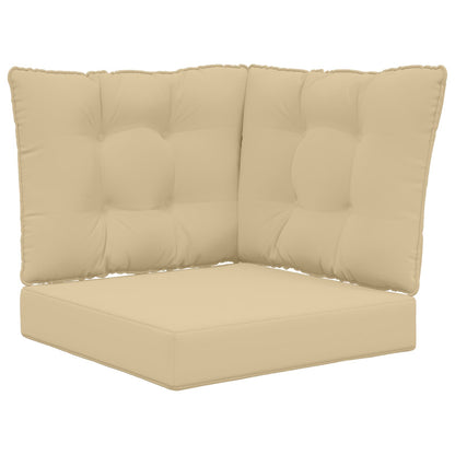 Cuscino per divano da esterno Poliestere Beige 60 x 40 x 10 cm | homemem39