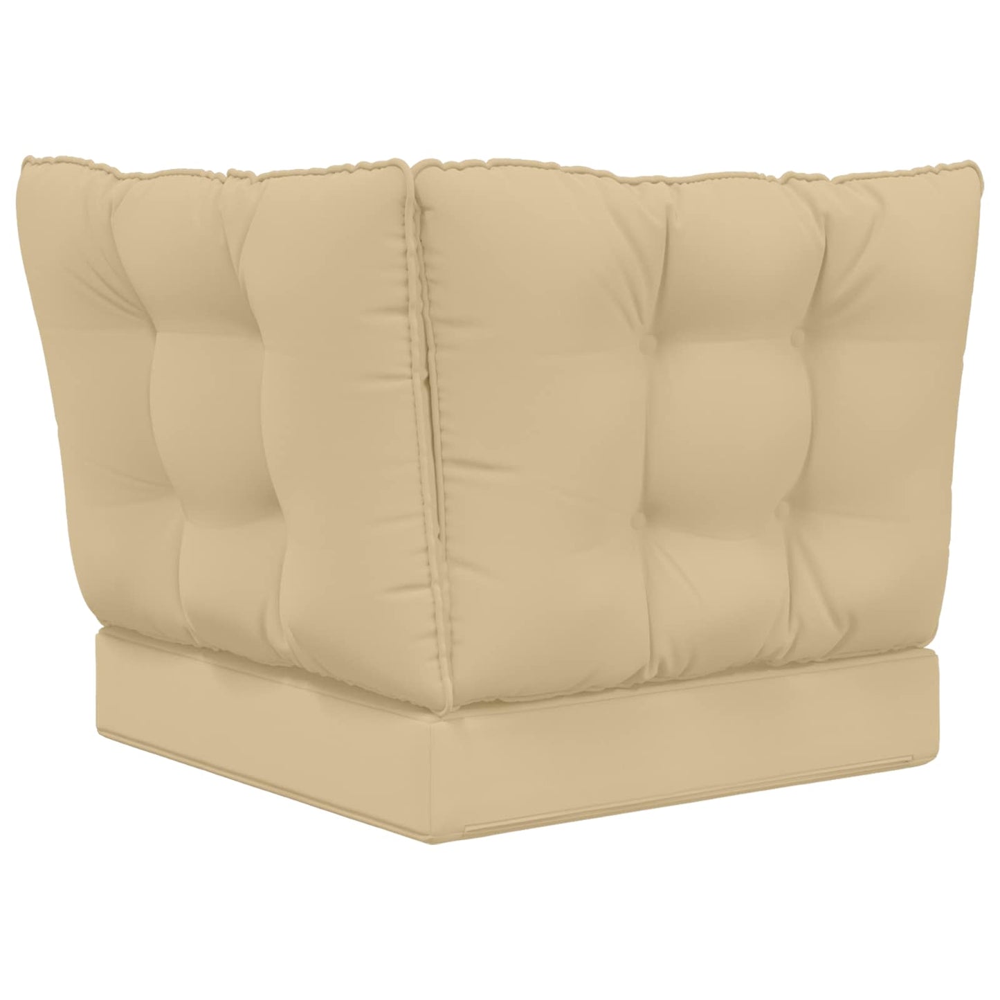 Cuscino per divano da esterno Poliestere Beige 60 x 40 x 10 cm | homemem39