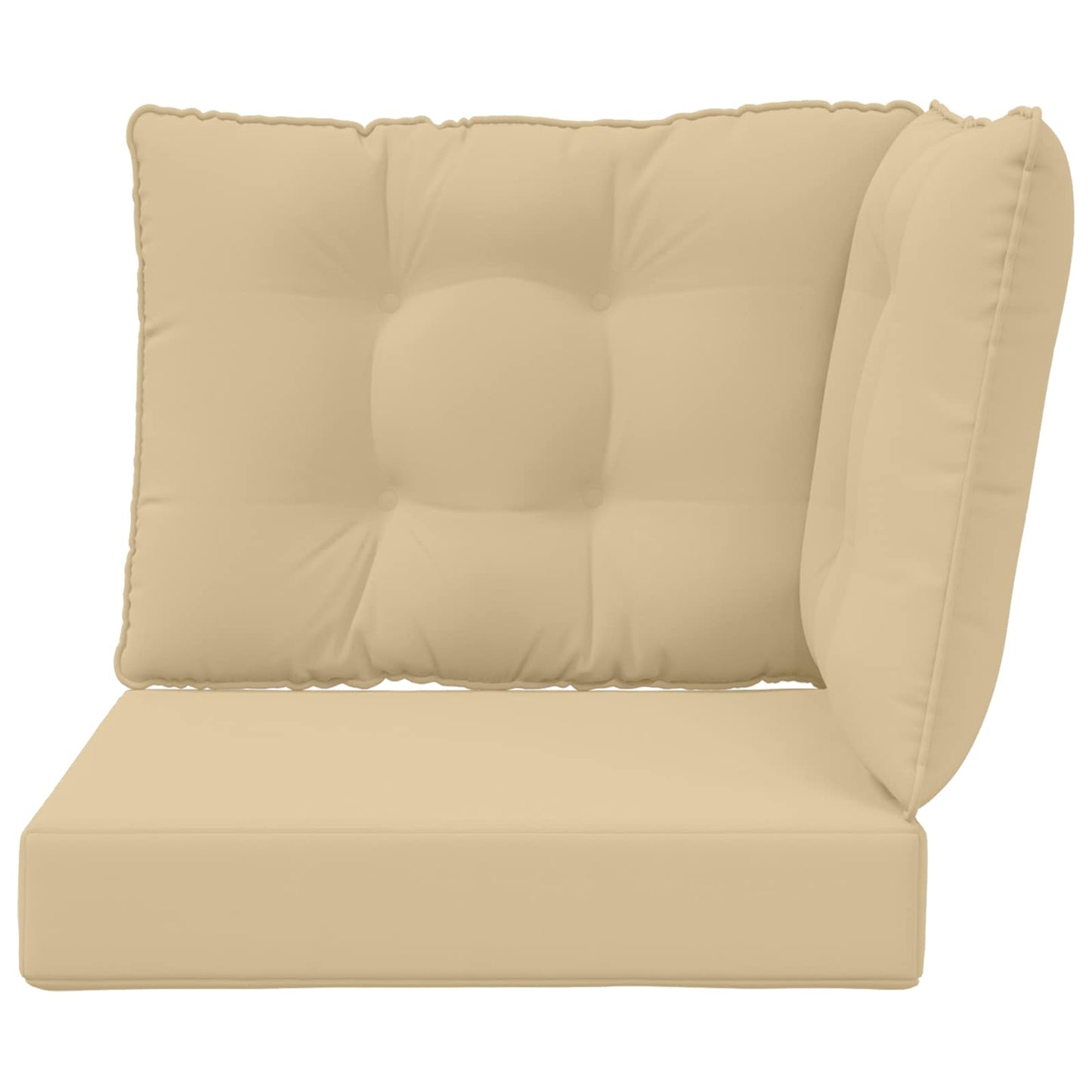Cuscino per divano da esterno Poliestere Beige 60 x 40 x 10 cm | homemem39