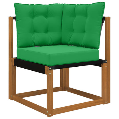 Cuscino per divano da esterno Poliestere Verde 60 x 40 x 10 cm | homemem39