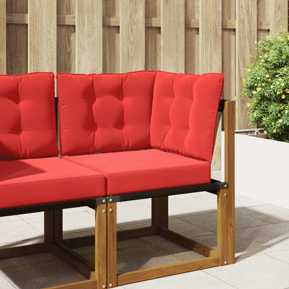 Cuscino per divano da esterno Poliestere Rosso 60 x 40 x 10 cm | homemem39