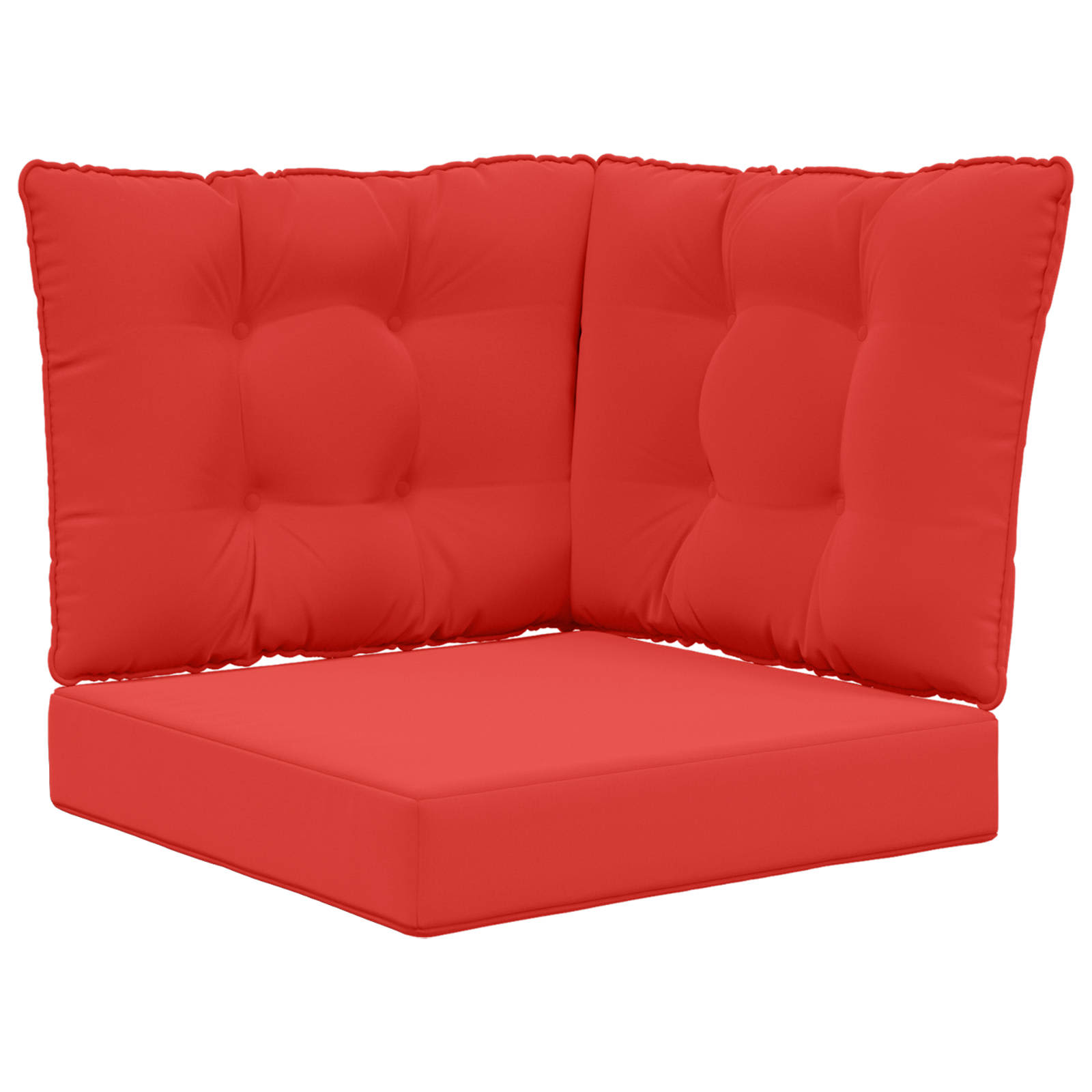 Cuscino per divano da esterno Poliestere Rosso 60 x 40 x 10 cm | homemem39