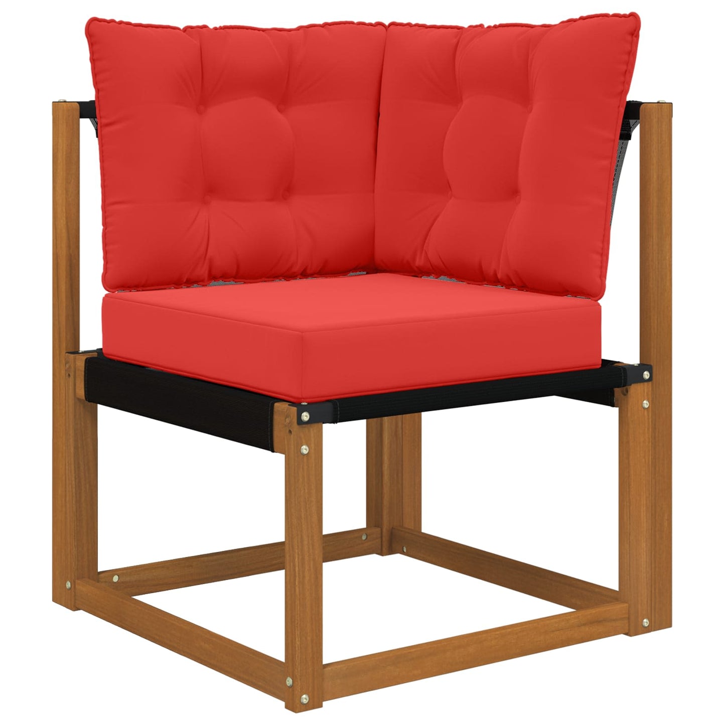 Cuscino per divano da esterno Poliestere Rosso 60 x 40 x 10 cm | homemem39