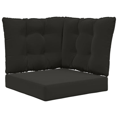 Cuscino per divano da esterno Poliestere Nero 60 x 40 x 10 cm | homemem39