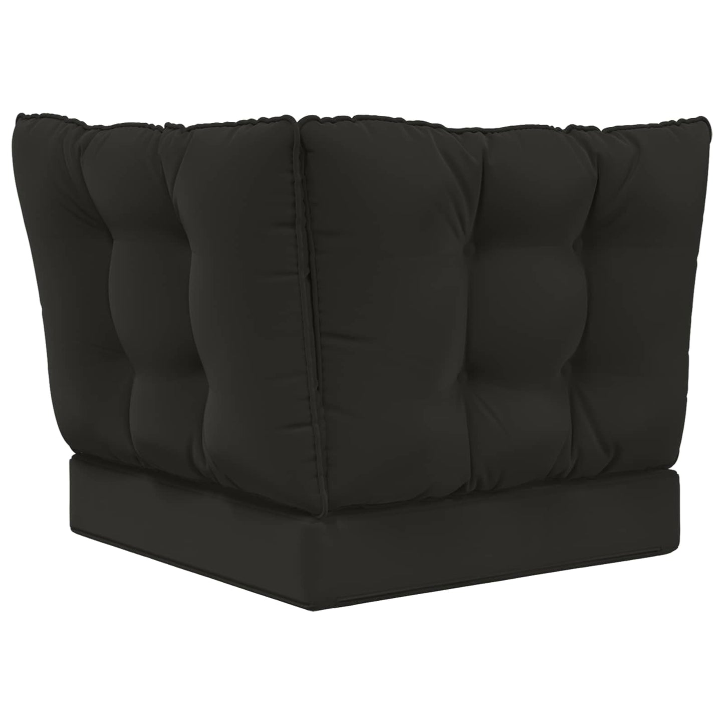 Cuscino per divano da esterno Poliestere Nero 60 x 40 x 10 cm | homemem39