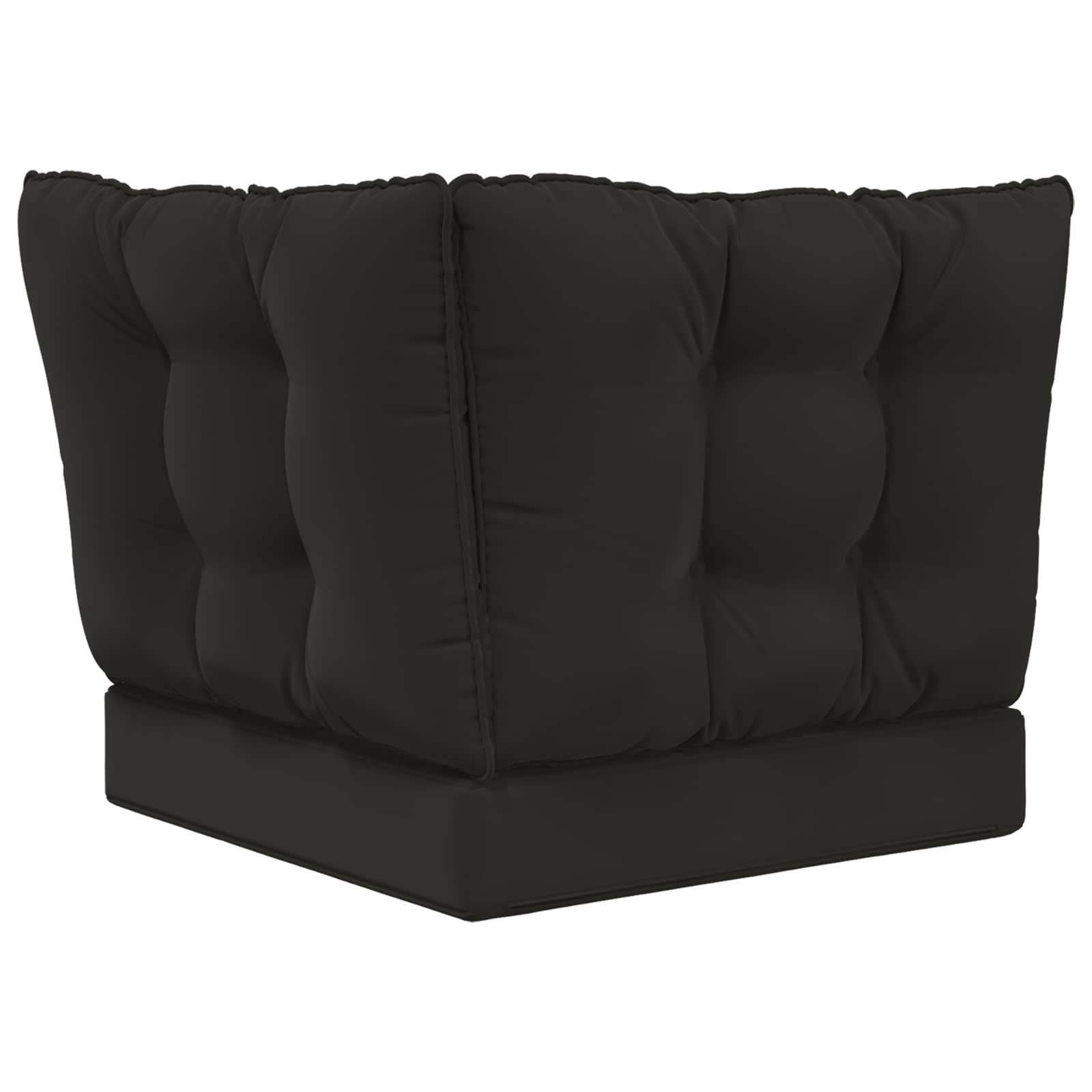 Cuscino per divano da esterno Poliestere Nero 60 x 40 x 10 cm | homemem39
