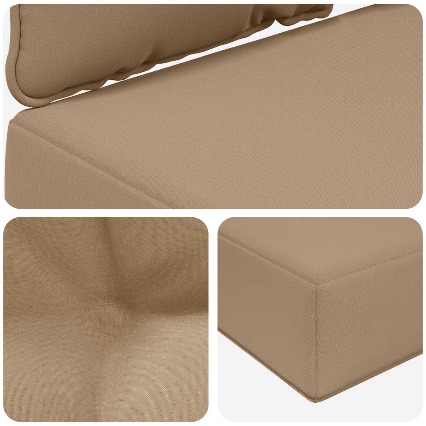Cuscino per divano da esterno Poliestere Talpa 60 x 40 x 10 cm | homemem39