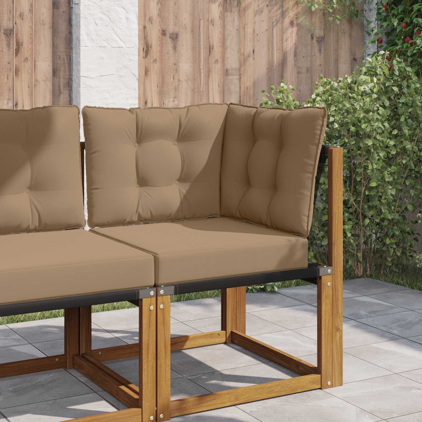 Cuscino per divano da esterno Poliestere Talpa 60 x 40 x 10 cm | homemem39