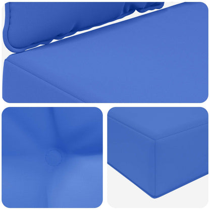 Cuscino per divano da esterno Poliestere Blu Reale | homemem39