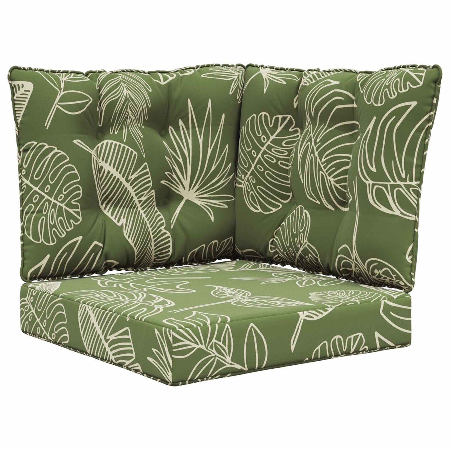 Cuscino per divano da esterno Poliestere Design a foglia | homemem39