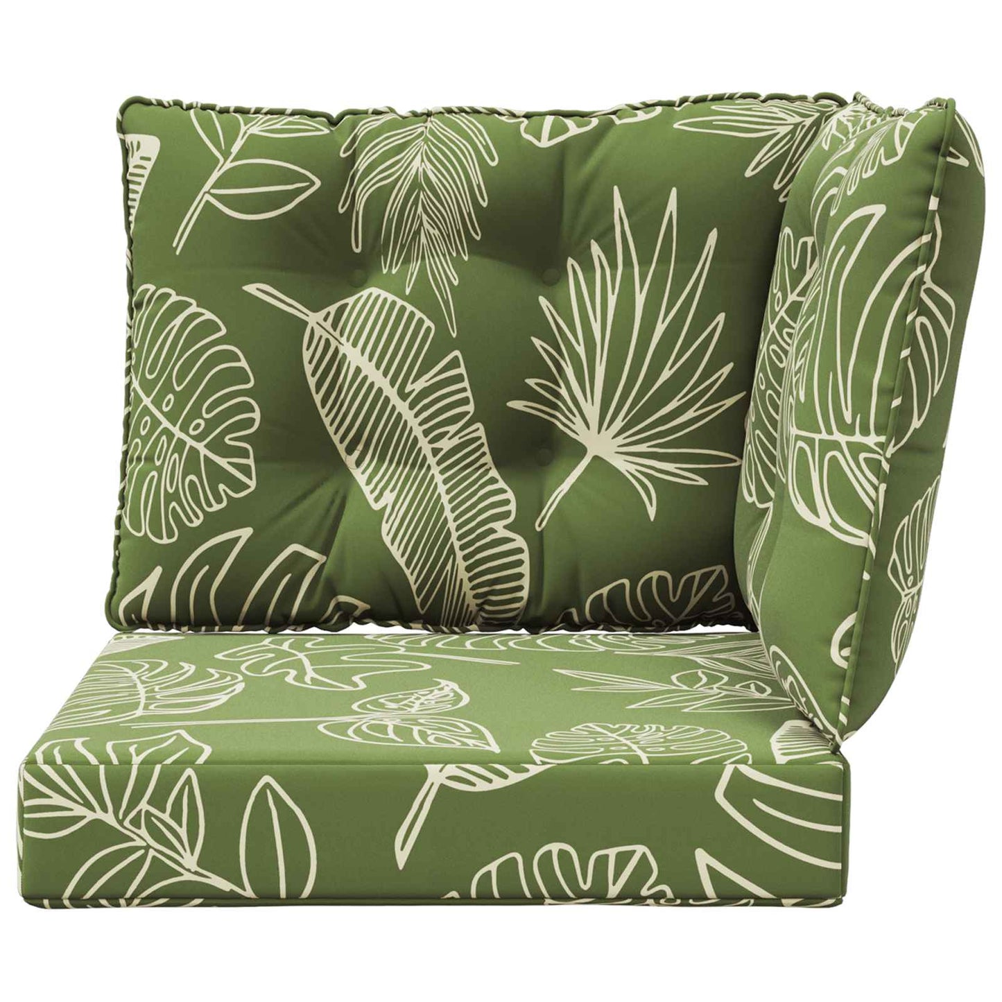 Cuscino per divano da esterno Poliestere Design a foglia | homemem39
