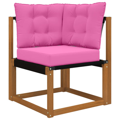 Cuscino per divano da esterno Poliestere Rosa 60 x 40 x 10 cm | homemem39