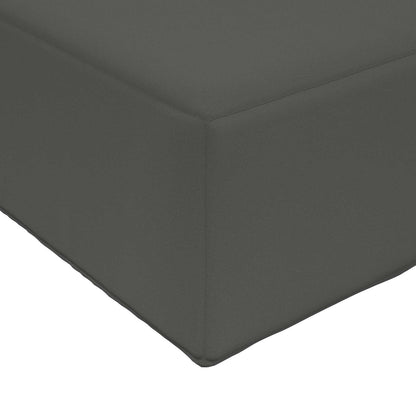 Cuscino per divano da esterno Antracite 80 x 80 x 8 cm | homemem39