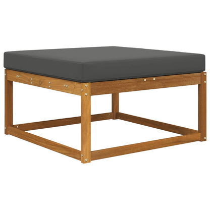 Cuscino per divano da esterno Antracite 80 x 80 x 8 cm | homemem39