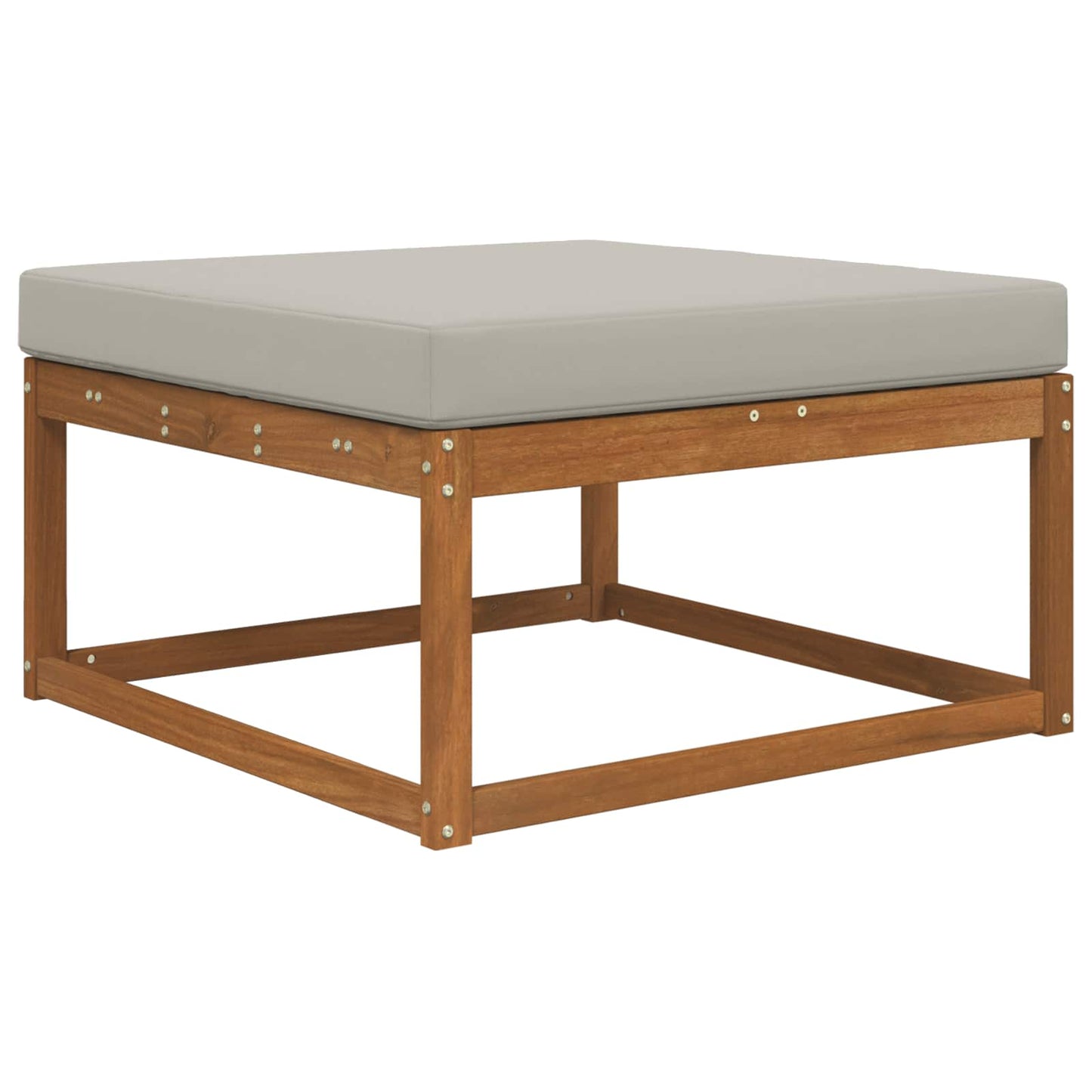 Cuscino per divano da esterno Grigio 80 x 80 x 8 cm Poliestere | homemem39