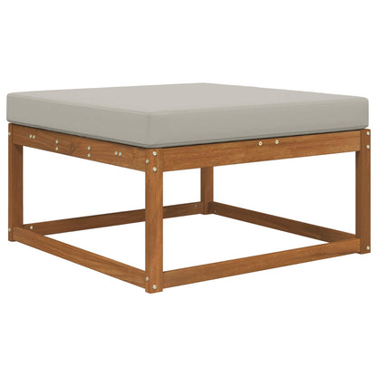 Cuscino per divano da esterno Grigio 80 x 80 x 8 cm Poliestere | homemem39
