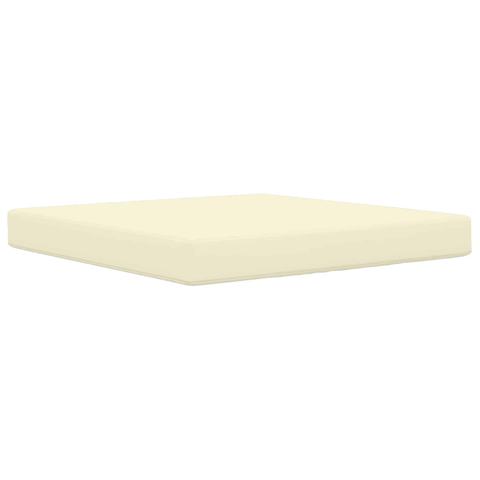 Cuscino per divano da esterno Crema 80 x 80 x 8 cm Poliestere | homemem39