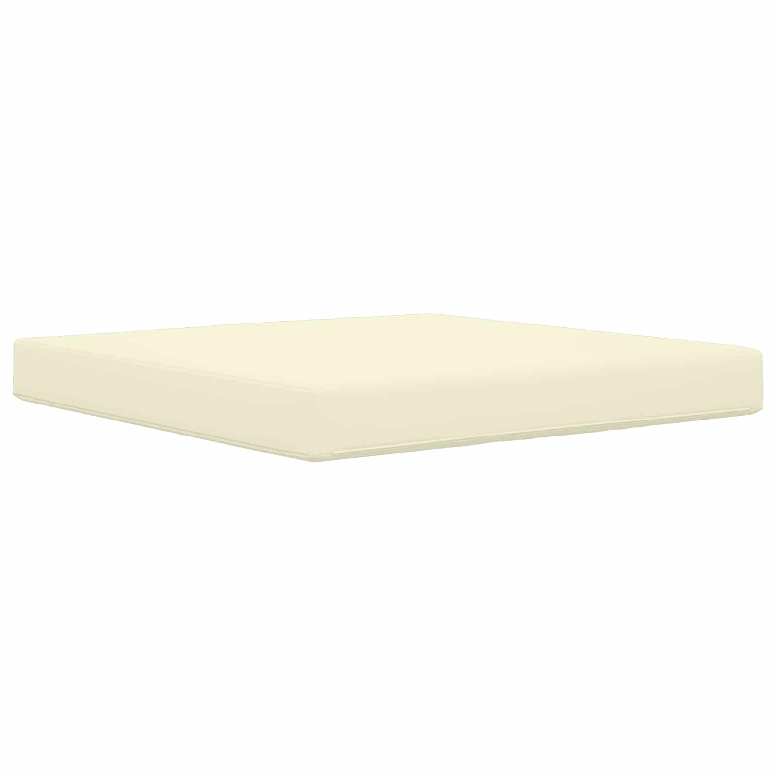 Cuscino per divano da esterno Crema 80 x 80 x 8 cm Poliestere | homemem39