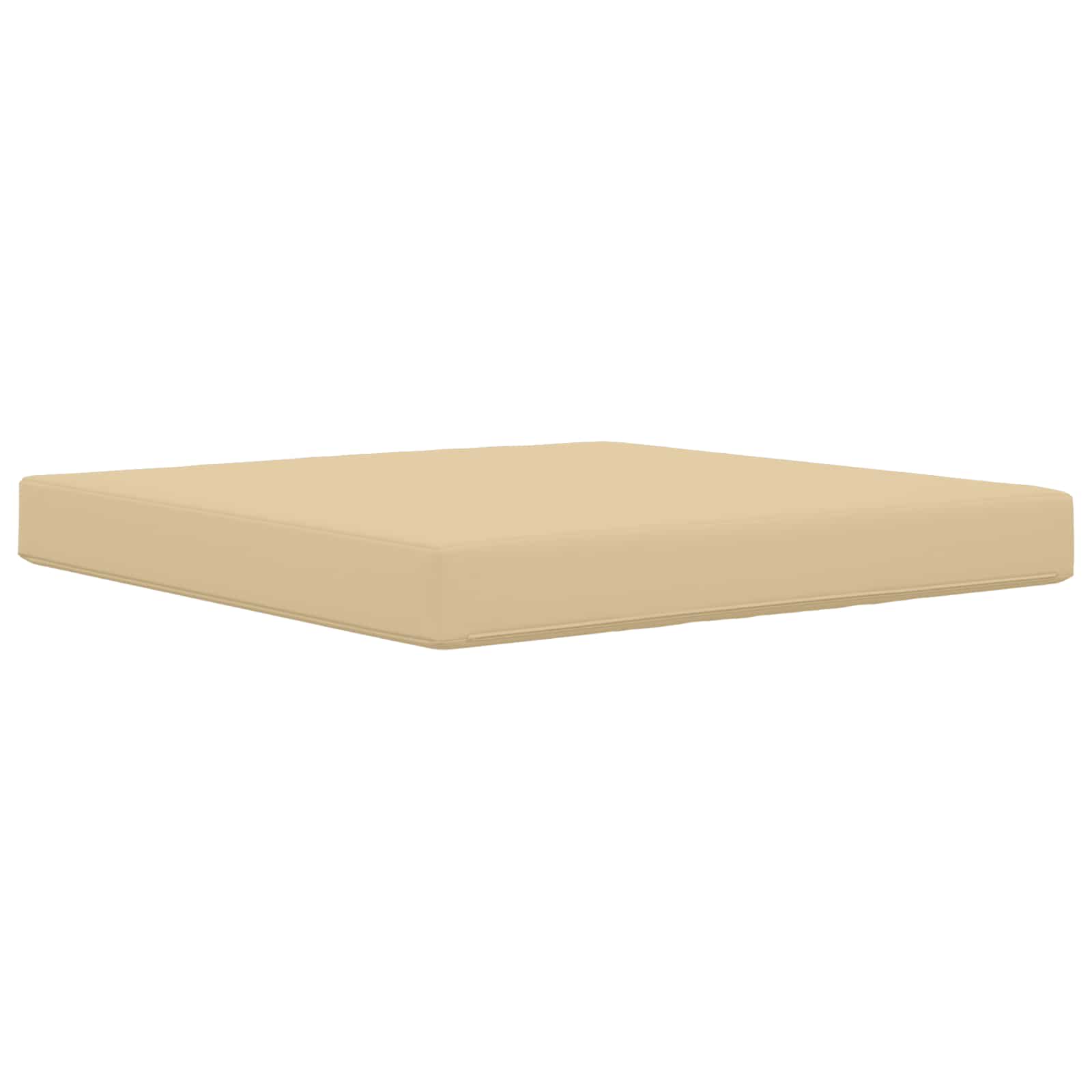 Cuscino per divano da esterno Beige 80 x 80 x 8 cm Poliestere | homemem39
