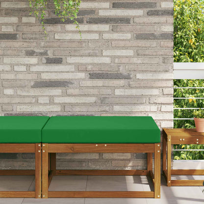 Cuscino per divano da esterno Verde 80 x 80 x 8 cm Poliestere | homemem39