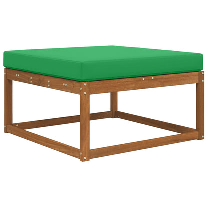 Cuscino per divano da esterno Verde 80 x 80 x 8 cm Poliestere | homemem39