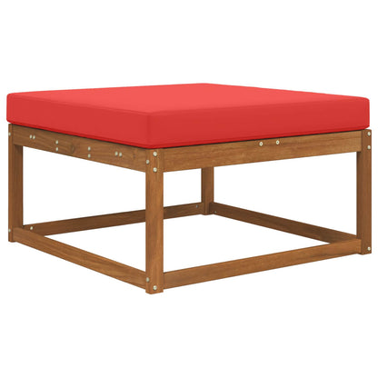 Cuscino per divano da esterno Rosso 80 x 80 x 8 cm Poliestere | homemem39