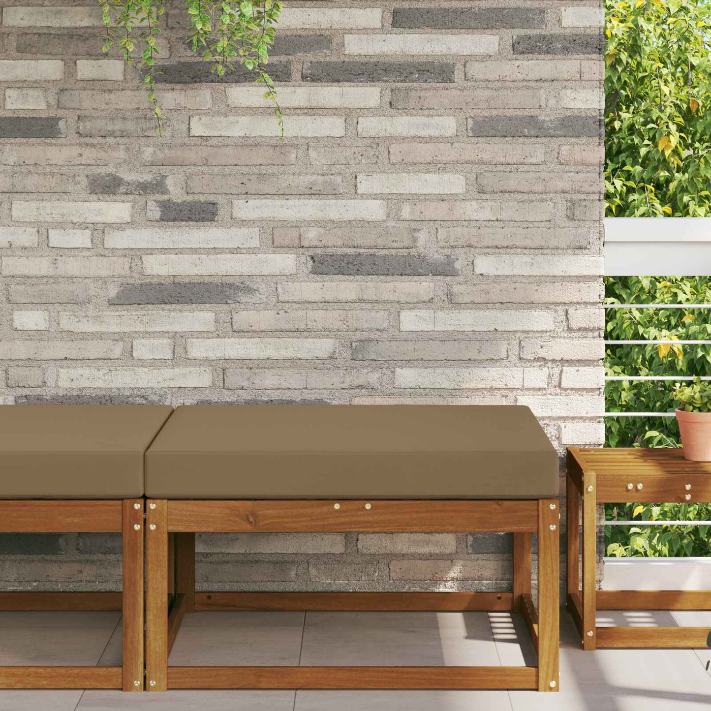Cuscino per divano da esterno Talpa 80 x 80 x 8 cm Poliestere | homemem39