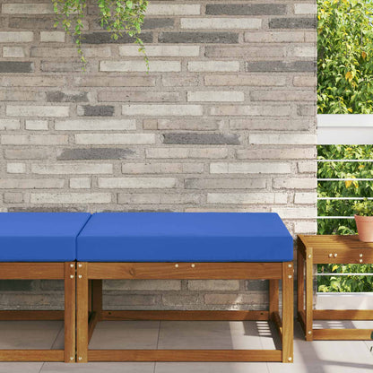 Cuscino per divano da esterno Blu Reale 80 x 80 x 8 cm | homemem39