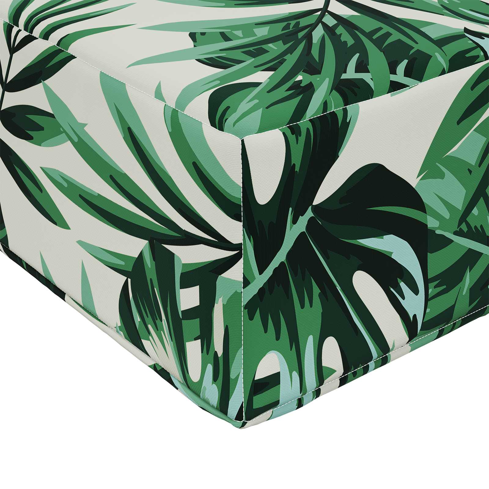Cuscino per divano da esterno Motivo Foglia 80 x 80 x 8 cm | homemem39