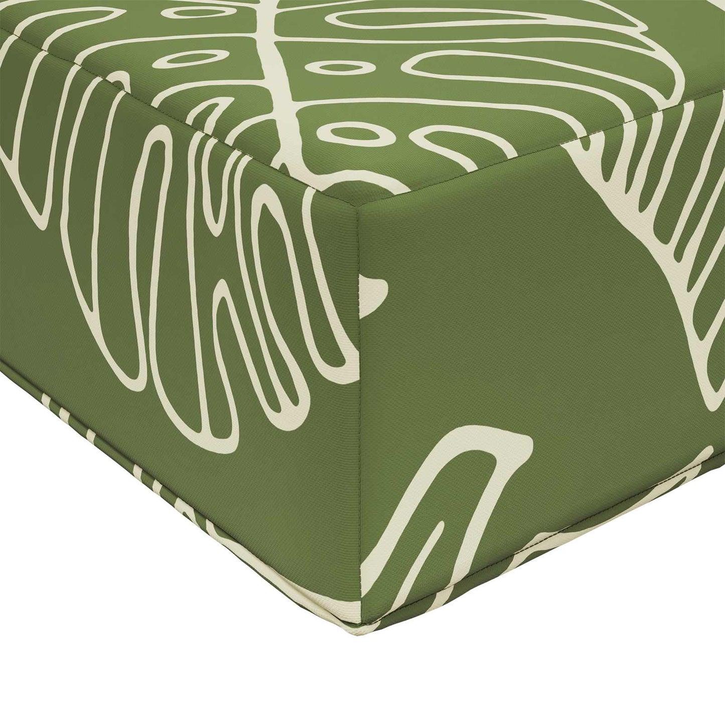 Cuscino per divano da esterno Design a foglia 80 x 80 x 8 cm | homemem39
