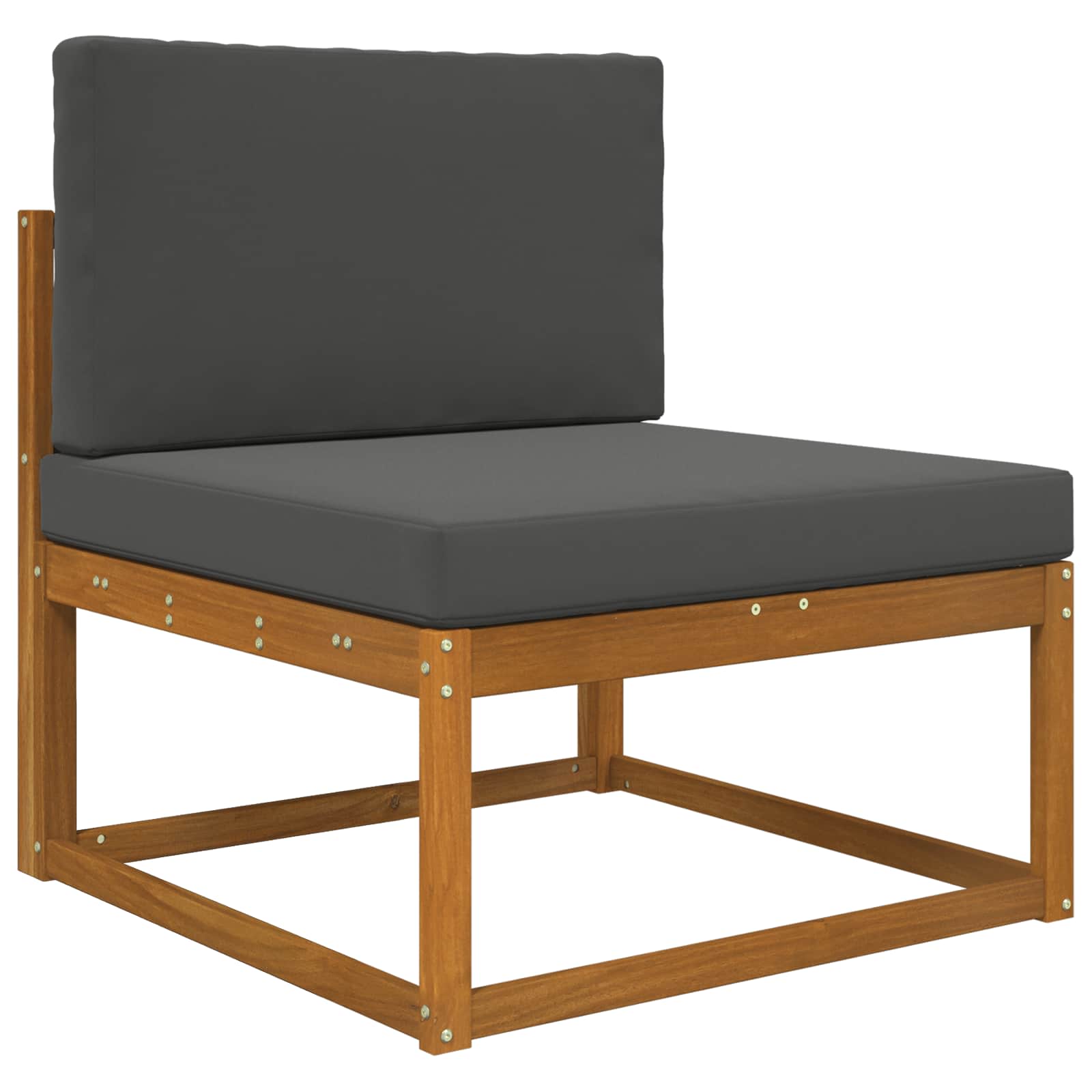 Cuscino per divano da esterno 2 pcs Antracite Poliestere | homemem39