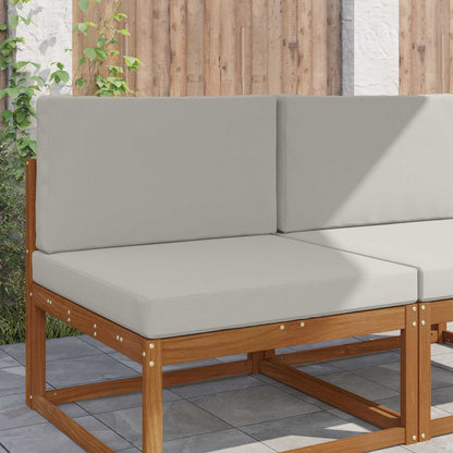Cuscino per divano da esterno 2 pcs Grigio Poliestere | homemem39