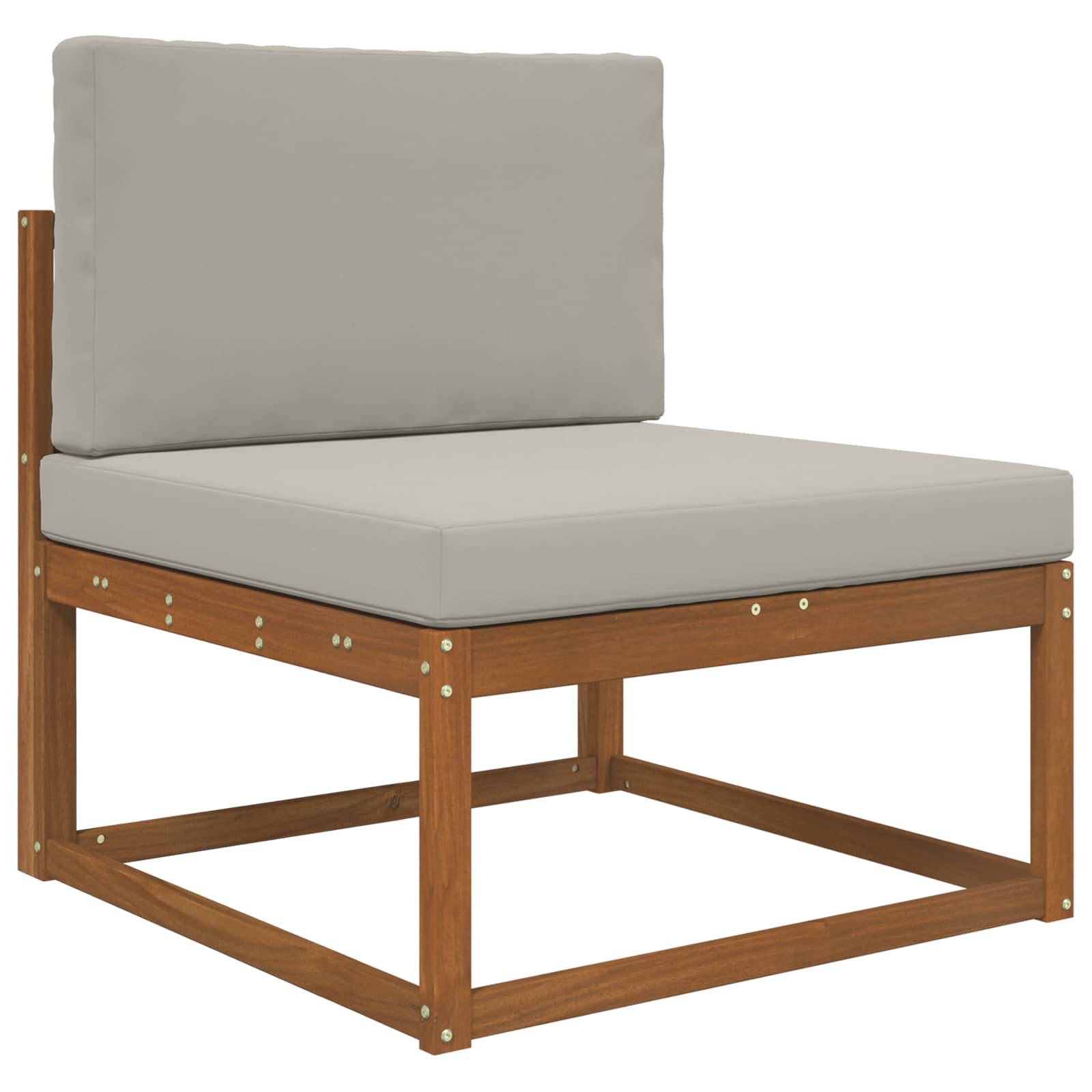 Cuscino per divano da esterno 2 pcs Grigio Poliestere | homemem39
