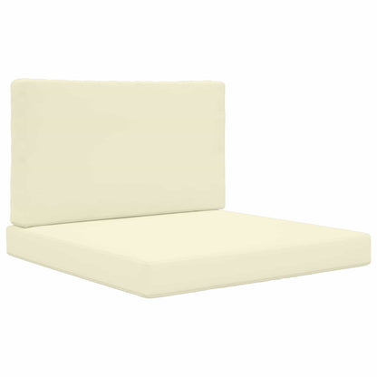 Cuscino per divano da esterno 2 pcs Crema Poliestere | homemem39