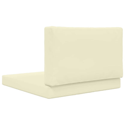 Cuscino per divano da esterno 2 pcs Crema Poliestere | homemem39
