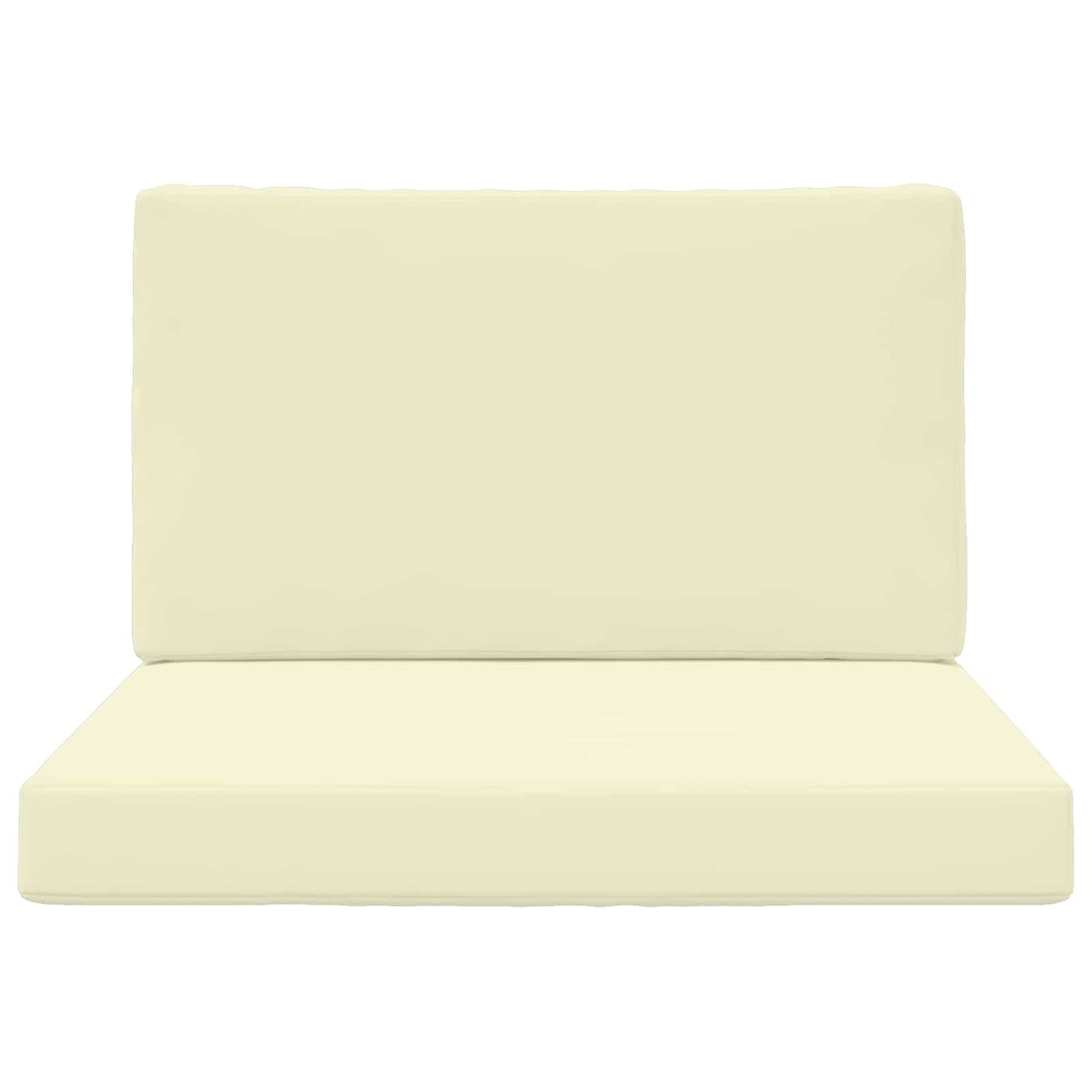 Cuscino per divano da esterno 2 pcs Crema Poliestere | homemem39