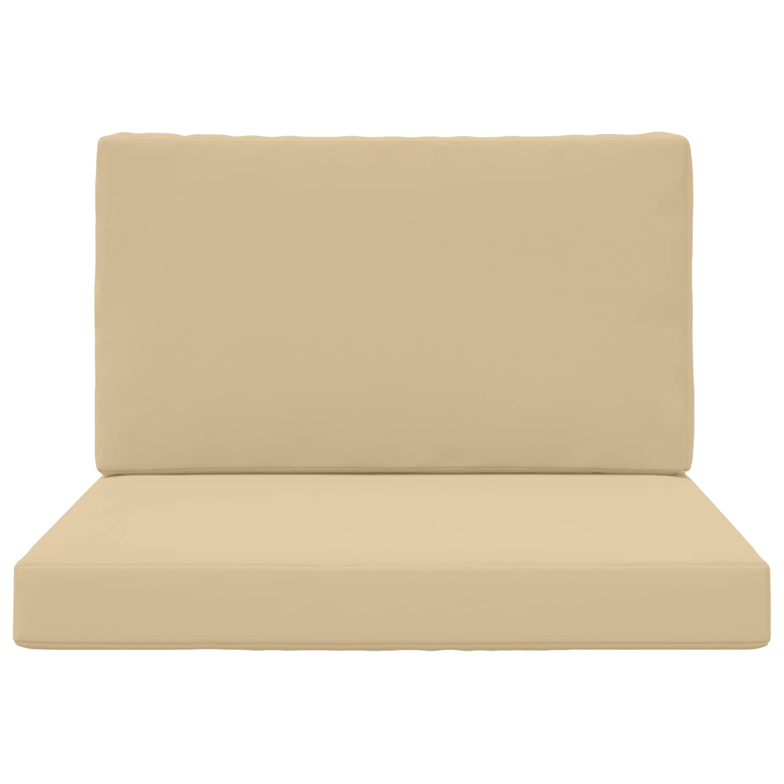 Cuscino per divano da esterno 2 pcs Beige Poliestere | homemem39