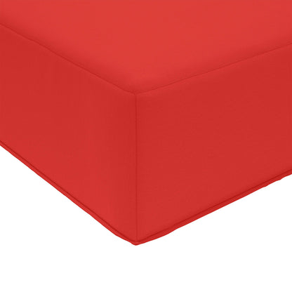 Cuscino per divano da esterno 2 pcs Rosso Poliestere | homemem39