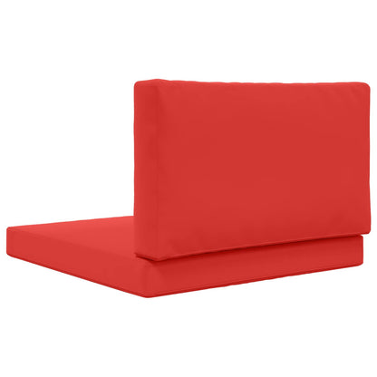 Cuscino per divano da esterno 2 pcs Rosso Poliestere | homemem39