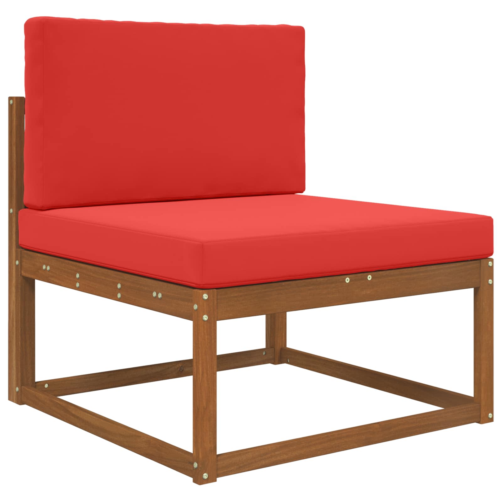 Cuscino per divano da esterno 2 pcs Rosso Poliestere | homemem39