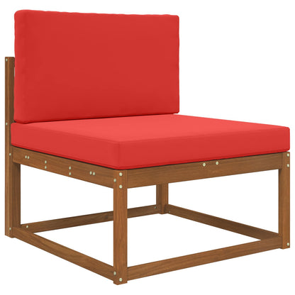 Cuscino per divano da esterno 2 pcs Rosso Poliestere | homemem39