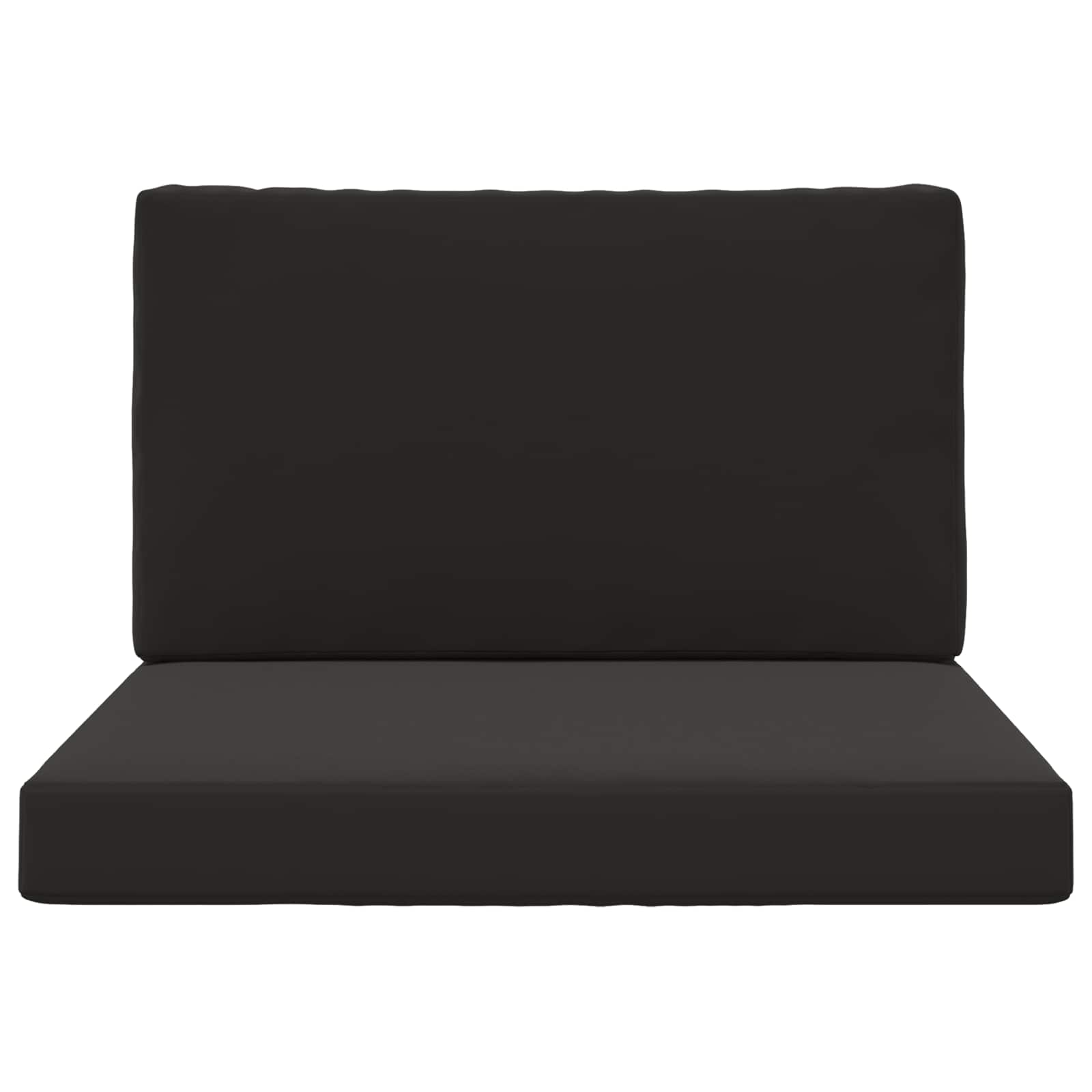 Cuscino per divano da esterno 2 pcs Nero Poliestere | homemem39