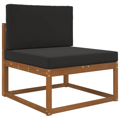 Cuscino per divano da esterno 2 pcs Nero Poliestere | homemem39