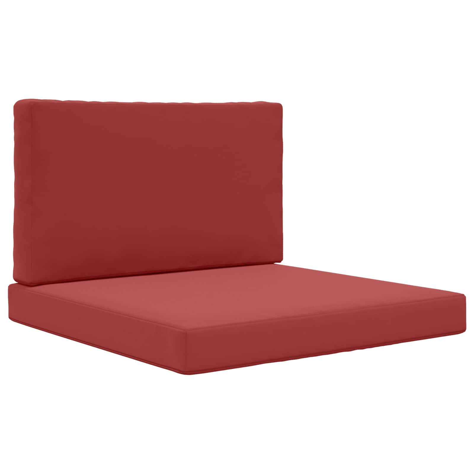 Cuscino per divano da esterno 2 pcs Rosso vino Poliestere | homemem39